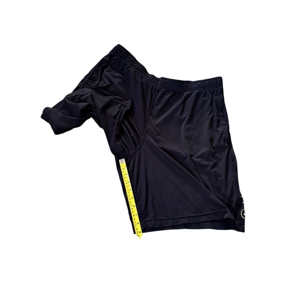 VTG Y2K Nike Livestrong Shorts Mens XL Black Dri-Fit Pockets Lance Armstrong - Picture 3 of 6